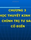 HỌC THUYẾT KINH TẾ CHÍNH  TRỊ TƯ SẢN  CỔ ĐIỂN