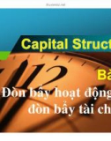 Bài 9: Đòn bẩy hoạt động và đòn bẩy tài chính