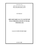 Luận án Tiến sĩ Nhân học: Hôn nhân hiện nay của người Ê-Đê ở xã Cuôr Dăng, huyện Cưm’gar, tỉnh Đắk Lắk