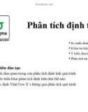 Bài giảng 6sigma: Phân tích định tính