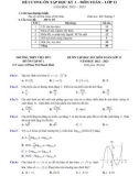 Đề cương ôn tập học kì 1 môn Toán lớp 12 năm 2022-2023 - Trường THPT Việt Đức