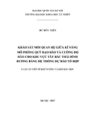 Luận án Tiến sỹ Khí tượng và khí hậu học: Khảo sát mối quan hệ giữa kĩ năng mô phỏng quỹ đạo bão và cường độ bão cho khu vực tây bắc Thái Bình Dương bằng hệ thống dự báo tổ hợp