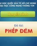 Thuyết trình - Phép điếm