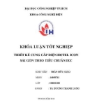 Khóa luận tốt nghiệp: Thiết kế cung cấp điện Hotel icon Sài Gòn theo tiêu chuẩn IEC