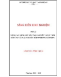 Sáng kiến kinh nghiệm THPT: Nâng cao năng lực số của giáo viên Vật lí THPT đáp ứng yêu cầu chuyển đổi số trong giáo dục