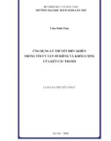 Luận án tiến sĩ Cơ học: Ứng dụng lý thuyết điều khiển trong tối ưu tần số riêng và khối lượng của kết cấu thanh