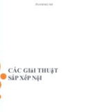 Các giải thuật sắp xếp nội