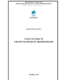 Luận văn Thạc sĩ Quản trị kinh doanh: Giải pháp nâng cao sự hài lòng của khách hàng tại VNPT Hải Phòng