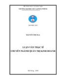 Luận văn Thạc sĩ ngành Quản trị kinh doanh: Giải pháp nâng cao dịch vụ chăm sóc khách hàng tại VNPT Hải Phòng