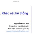 Khảo sát hệ thống - Bài tập 1