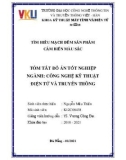 Tóm tắt Đồ án tốt nghiệp Công nghệ kỹ thuật điện tử và truyền thông: Tìm hiểu mạch và thiết kế mạch đếm sản phẩm cảm biến màu