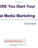 BEFORE You Start Your Social Media Marketing