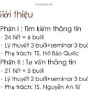 Tìm kiếm thông tin