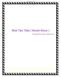 Bịnh Tâm Thần ( Mental illness )