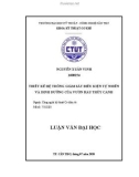 Luận văn Công nghệ kỹ thuật cơ điện tử: Thiết kế hệ thống giám sát điều kiện tự nhiên và dinh dưỡng của vườn rau thủy canh