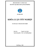 Khóa luận tốt nghiệp Quản trị doanh nghiệp: Giải pháp nâng cao hiệu quả kinh doanh tại Công ty TNHH Thương Mại Và Dịch Vụ Toàn Phượng