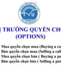 THỊ TRƯỜNG QUYỀN CHỌN