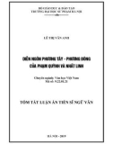 Tóm tắt Luận án Tiến sĩ Ngữ văn: Diễn ngôn phương Tây - phương Đông của Phạm Quỳnh và Nhất Linh