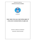 Đồ án tốt nghiệp Điện tự động công nghiệp: Thực hiện tổng quan hệ thống điện tử công suất cho hệ thống tuabin gió