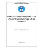 Đồ án tốt nghiệp Điện tự động công nghiệp: Nghiên cứu chế tạo xe điện mini 2 bánh phục vụ cho quãng đường di chuyển ngắn, có hệ thống hãm điện, thu hồi năng lượng