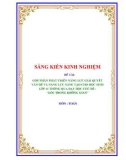 Sáng kiến kinh nghiệm THPT: Góp phần phát triển năng lực giải quyết vấn đề và năng lực sáng tạo cho học sinh lớp 11 thông qua dạy học chủ đề: góc trong không gian