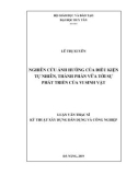 Luận văn Thạc sĩ Kỹ thật xây dựng dân dụng và công nghiệp: Nghiên cứu ảnh hưởng của điều kiện tự nhiên, thành phần vữa tới sự phát triển của Vi sinh vật