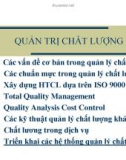 Quản trị chất lượng- Triển khai hệ thống quản lý chất lượng