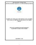 Đồ án tốt nghiệp Điện tự động công nghiệp: Nghiên cứu tổng quan hệ thống cung cấp điện của Công ty chế tạo và sản xuất ô tô Chiến Thắng