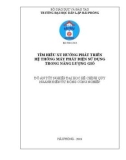 Đồ án tốt nghiệp Điện tự động công nghiệp: Tìm hiểu xu hướng phát triển hệ thống máy phát điện sử dụng trong năng lượng gió