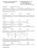 Đề thi thử THPTQG môn Toán lần 1 năm 2019 - THPT Yên Định 2, Thanh Hóa