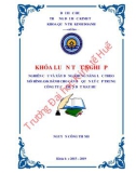 Khóa luận tốt nghiệp Quản trị kinh doanh: Nghiên cứu và xây dựng Khung năng lực theo mô hình ASK dành cho Cán bộ quản lý cấp trung Công ty Cổ phần Dệt May Huế