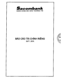 Báo cáo tài chính hợp nhất quý 1 năm 2018 - Ngân hàng Thương mại Cổ phần Sài Gòn Thương Tín