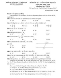 Đề thi học kì 1 môn Toán lớp 7 năm 2024-2025 có đáp án - Phòng GD&ĐT Giao Thủy
