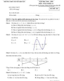 Đề thi học kì 1 môn Toán lớp 12 năm 2024-2025 có đáp án - Trường THPT Nguyễn Khuyến, An Giang