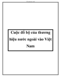 Cuộc đổ bộ của thương hiệu nước ngoài vào Việt Nam