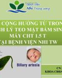 Bài giảng Ứng dụng cộng hưởng từ trong chẩn đoán bệnh lý teo mật bẩm sinh trên máy CHT 1.5 t tại Bệnh viện Nhi TW - CN: Lê Minh Tiến