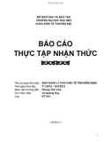 Báo cáo thực tập nhận thức: Ban quản lý khu kinh tế Bình Định