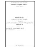 Sáng kiến kinh nghiệm THPT: Tạo hứng thú học Toán lớp 10 - THPT thông qua các bài toán thực tế