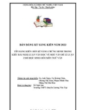 Sáng kiến kinh nghiệm THPT: Rèn kĩ năng chứng minh trong kiểu bài nghị luận về một vấn đề lí luận văn học cho học sinh giỏi môn Ngữ văn