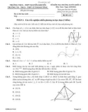 Đề kiểm tra thường xuyên môn Toán lớp 12 năm 2024-2025 - Trường THCS-THPT Nguyễn Khuyến, HCM