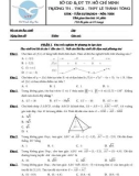 Đề thi môn Toán lớp 12 năm 2024-2025 - Trường TH-THCS-THPT Lê Thánh Tông, HCM
