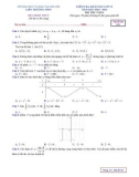 Đề thi KSCL môn Toán lớp 12 năm 2023-2024 có đáp án - Sở GD&ĐT Hà Nội