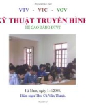 LÝ THUYẾT MÔN KỸ THUẬT TRUYỀN HÌNH