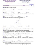 Đề thi KSCL môn Toán lớp 11 năm 2023-2024 - Trường THPT Chuyên Thái Bình (Lần 3)