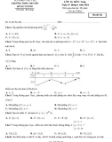 Đề thi KSCL môn Toán lớp 12 năm 2023-2024 - Trường THPT Chuyên Hùng Vương, Phú Thọ (Lần 4)
