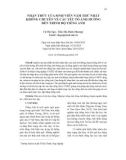 Nhận thức của sinh viên năm thứ nhất không chuyên về các yếu tố ảnh hưởng đến trình độ tiếng Anh