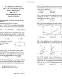Đề thi học sinh giỏi cấp tỉnh môn Vật lý lớp 12 năm 2024-2025 - Sở GD&ĐT Bà Rịa - Vũng Tàu (GDTX)