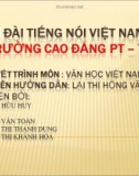 Bài giảng Ngữ văn lớp 12 - Bài: Nhà văn Phan Tứ và Anh Đức