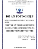 Đồ án tốt nghiệp: Thiết kế và thi công hệ thống giám sát chỉ số môi trường và hiển thị thông tin trên Web