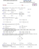 Đề thi KSCL môn Toán lớp 11 năm 2023-2024 - Trường THPT Nguyễn Đăng Đạo, Bắc Ninh (Lần 2)